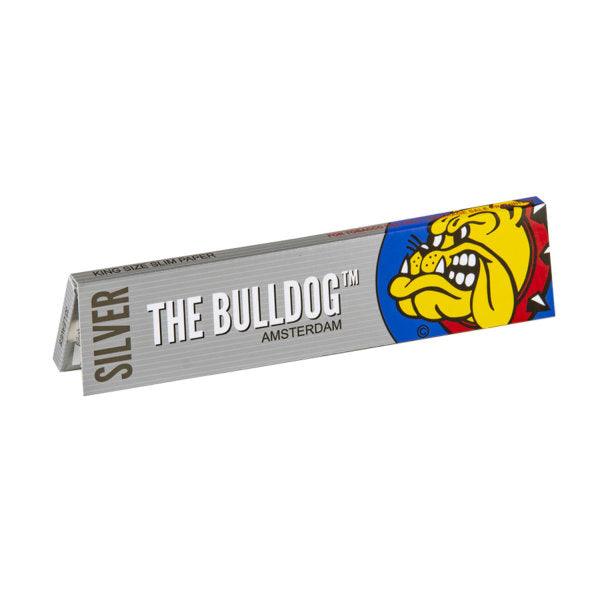 The Bulldog King Size Slim Silver Rolling Papers - Cheapasmokes.com
