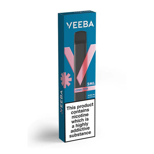 Veeba Coral Pink Disposable Vape - Cheapasmokes.com