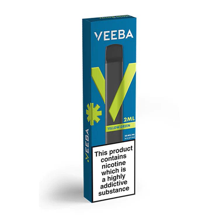 Veeba Yellow Green Disposable - Cheapasmokes.com