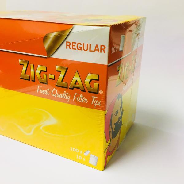 Zig Zag Regular Filters 100 Bag - Cheapasmokes.com