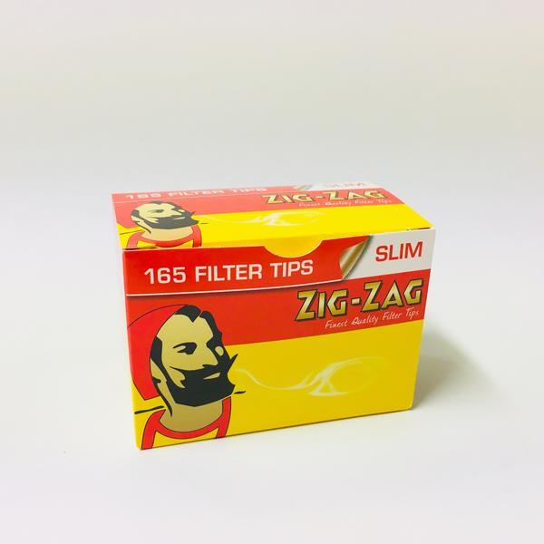Zig Zag Slim Filter Tips Box of 165 - Cheapasmokes.com