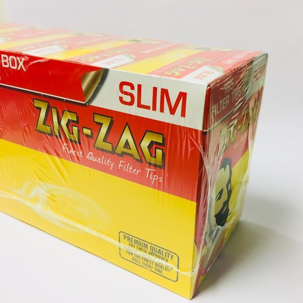Zig Zag Slim Filter Tips Box of 165 - Cheapasmokes.com