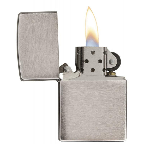 Zippo Classic Brushed Chrome 200 - Cheapasmokes.com