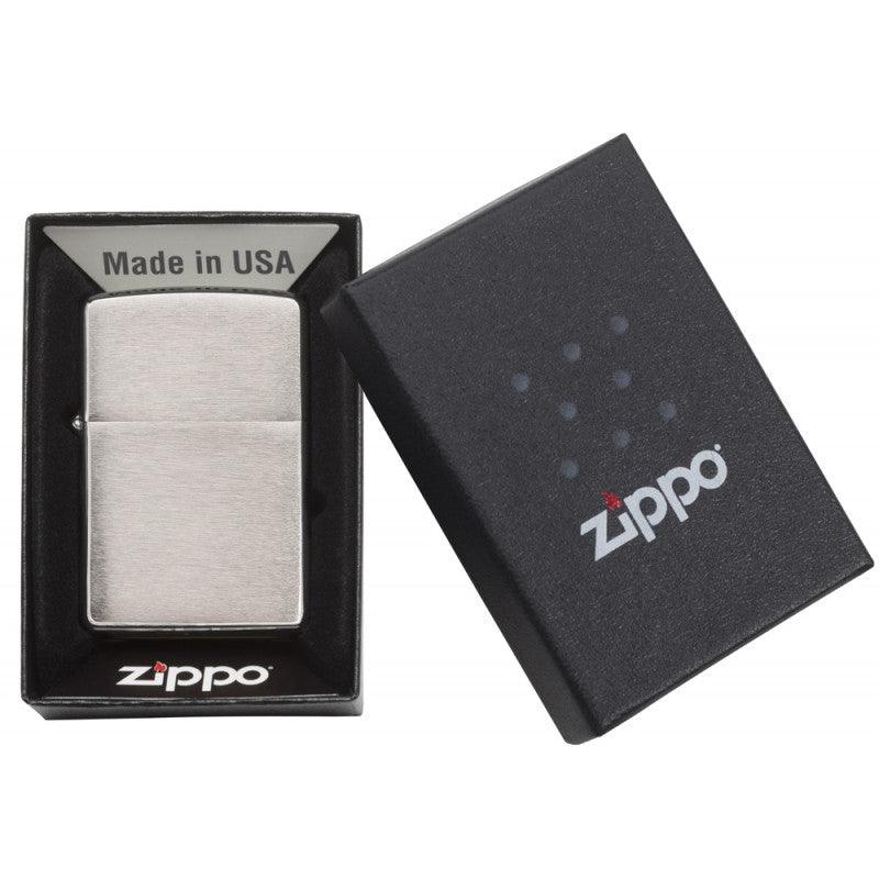 Zippo Classic Brushed Chrome 200 - Cheapasmokes.com
